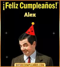 GIF Feliz Cumpleaños Meme Alex